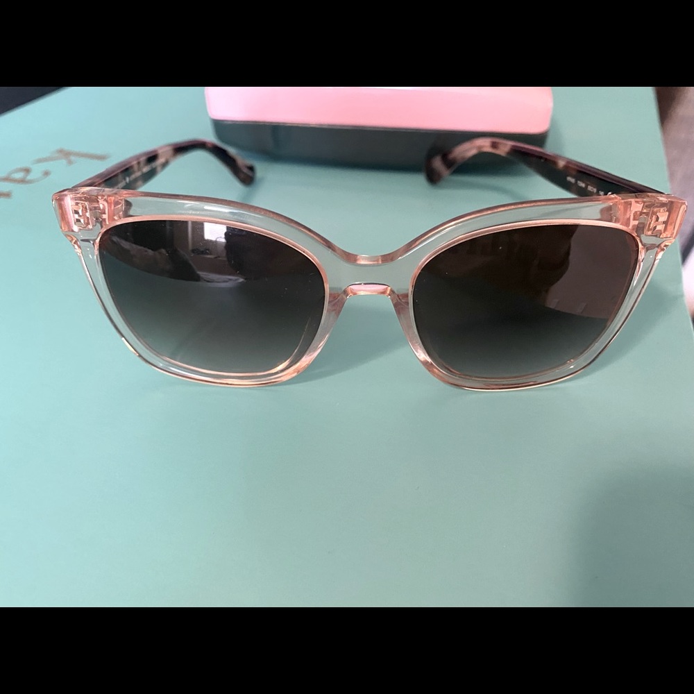Kate spade light pink sunglasses